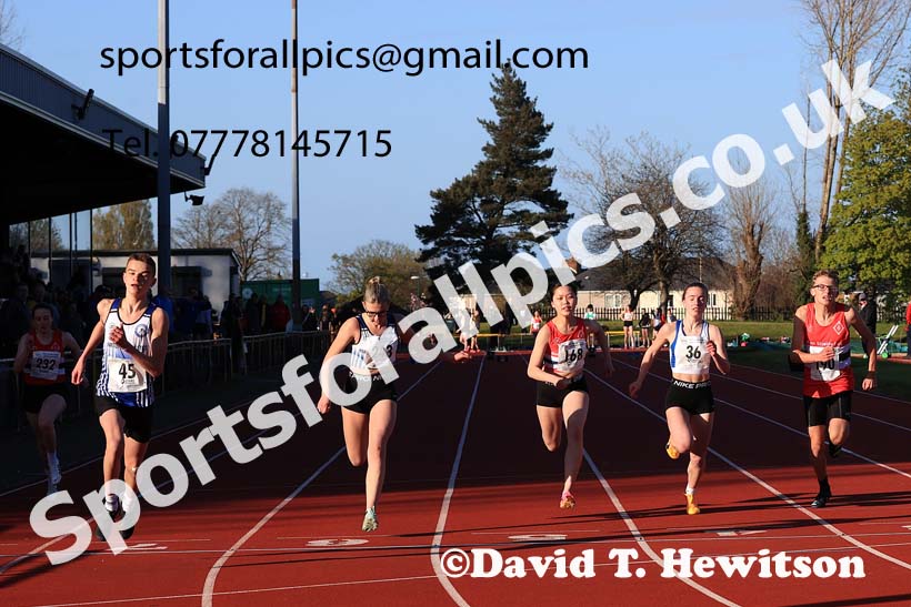 75 metres, 2024 NEGP 1, Monkton Stadium, Jarrow. Photo: David T. Hewitson/Sports for All Pics